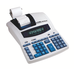 Calculadora IBICO 1232X, blanco/azul