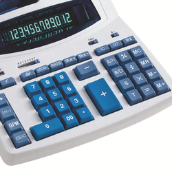 Calculadora IBICO 1232X, blanco/azul