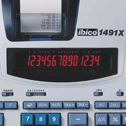 Calculadora IBICO 1491X, blanco/azul
