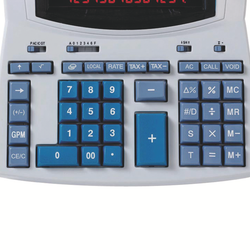 Calculadora IBICO 1491X, blanco/azul