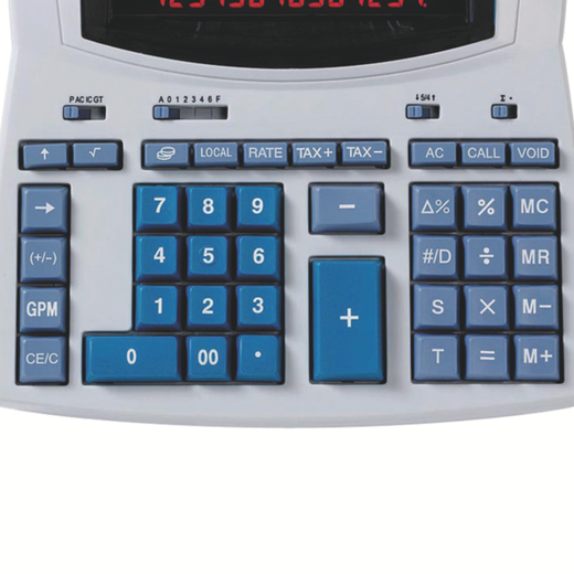 Calculadora IBICO 1491X, blanco/azul