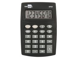 Calculadora liderpapel bolsillo xf01 8 digitos pilas color negro 99x64x9 mm