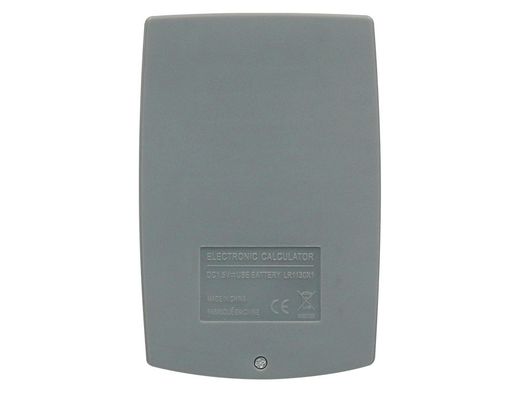 Calculadora liderpapel bolsillo xf03 8 digitos pilas color gris 99x64x9 mm