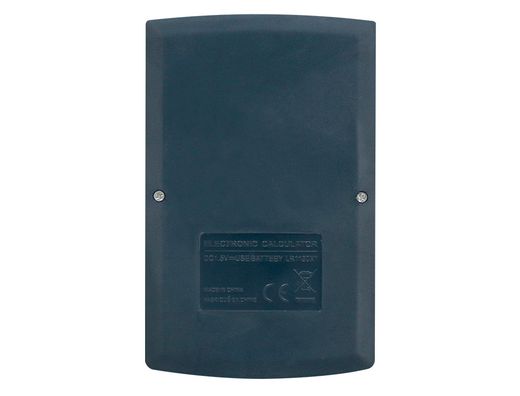 Calculadora liderpapel bolsillo xf06 8 digitos solar y pilas color azul 98x62x8 mm