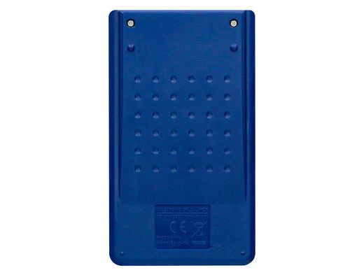 Calculadora liderpapel bolsillo xf09 8 digitos solar y pilas color azul 115x65x8 mm