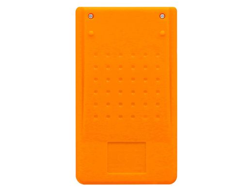 Calculadora liderpapel bolsillo xf10 8 digitos solar y pilas color naranja 115x65x8 mm