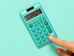 Calculadora liderpapel bolsillo xf13 8 digitos solar y pilas color verde 115x65x8 mm