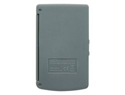 Calculadora liderpapel bolsillo xf15 10 digitos con tapa solar y pilas color gris 123x75x12 mm