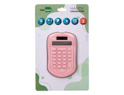 Calculadora liderpapel bolsillo xf41 8 digitos solar y pilas color rosa 94x59,5x10,5mm