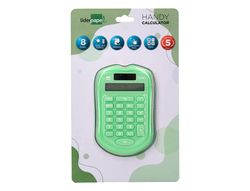 Calculadora liderpapel bolsillo xf42 8 digitos solar y pilas color verde 94x59,5x10,5mm