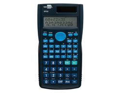 Calculadora liderpapel cientifica xf32 12 digitos 240 funciones con tapa solar y pilas color azul 156x85x20
