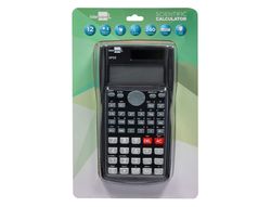 Calculadora liderpapel cientifica xf33 12 digitos 240 funciones con tapa solar y pilas color negro 156x85x20