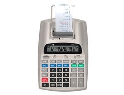 Calculadora liderpapel impresora pantalla papel 57 mm 12 digitos impresion bicolor blanca 225x158x56 mm
