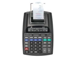 Calculadora liderpapel impresora pantalla papel 57 mm 12 digitos impresion bicolor negra 225x158x56 mm