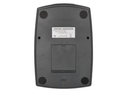 Calculadora liderpapel impresora pantalla papel 57 mm 12 digitos impresion bicolor negra 225x158x56 mm