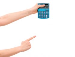 Calculadora liderpapel sobreme sa xf28 12 digitos dos lineas coste venta margen y tasas solar y pilas azul 155x115x25 mm