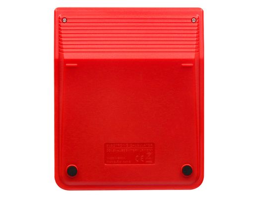 Calculadora liderpapel sobremesa xf22 10 digitos solar y pilas color rojo 127x105x24 mm