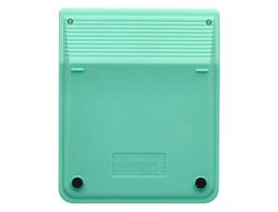 Calculadora liderpapel sobremesa xf24 10 digitos solar y pilas color verde 127x105x24 mm