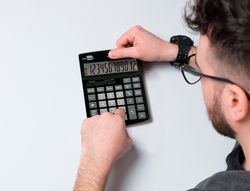 Calculadora liderpapel sobremesa xf27 12 digitos tasas solar y pilas color negro 155x115x25 mm