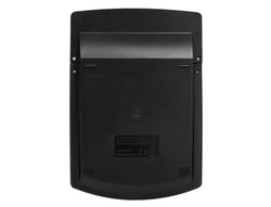 Calculadora liderpapel sobremesa xf40 12 digitos dos lineas solar y pilas negro 175x120x30 mm 40% reciclada