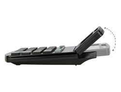 Calculadora liderpapel sobremesa xf40 12 digitos dos lineas solar y pilas negro 175x120x30 mm 40% reciclada