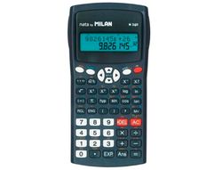 Calculadora milan cientifica m240 black 2 lineas 240 funciones 10+2 digitos color negra con tapa color gris