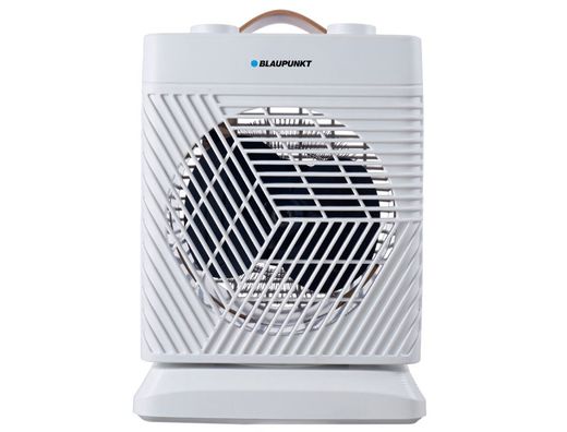 Calefactor de aire blaupunkt 2000w funcion oscilante con asa color blanco
