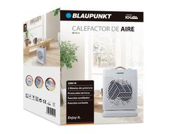 Calefactor de aire blaupunkt 2000w funcion oscilante con asa color blanco