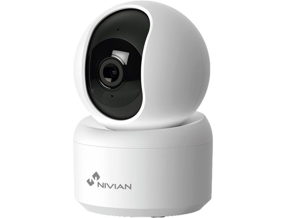 Camara de vigilancia nivian rotativa interior color blanco