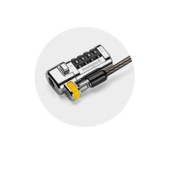 Candado para portátil con combinación Kensington ClickSafe®  3-en-1