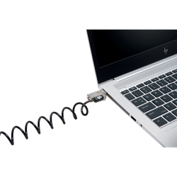 Candado Slim para portátil con llave Kensington NanoSaver®  con cable retráctil