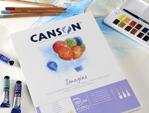 Canson bloc imagine 50 hojas 200g. A4 200006008