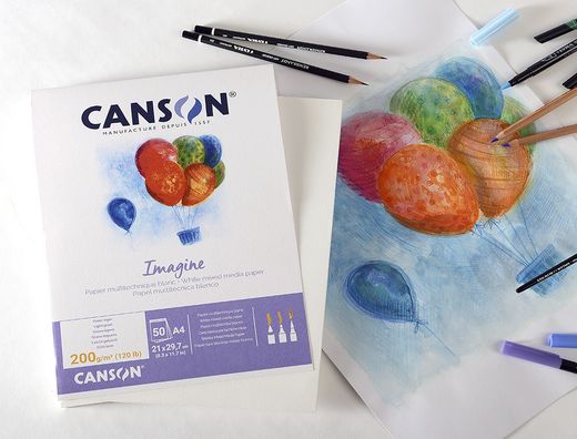 Canson bloc imagine 50 hojas 200g. A4 200006008
