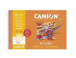CANSON Bloc microperforado Papel dibujo A4+ 20 hojas 130g.