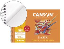 CANSON Bloc microperforado Papel dibujo A4+ 20 hojas 130g.
