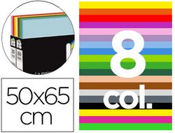 CANSON Caja Expositora cartulina 200 Hojas 50x65cm 15 colores surtidos 200004696