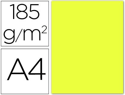 CANSON Cartulina 50 Hojas A4 Amarillo limon 185 gr 200040154