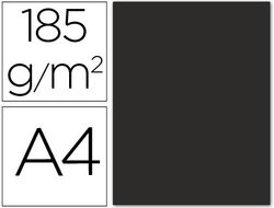 CANSON Cartulina 50 Hojas A4 Negro 185 g 200040179