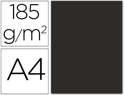 CANSON Cartulina 50 Hojas A4 Negro 185 g 200040179
