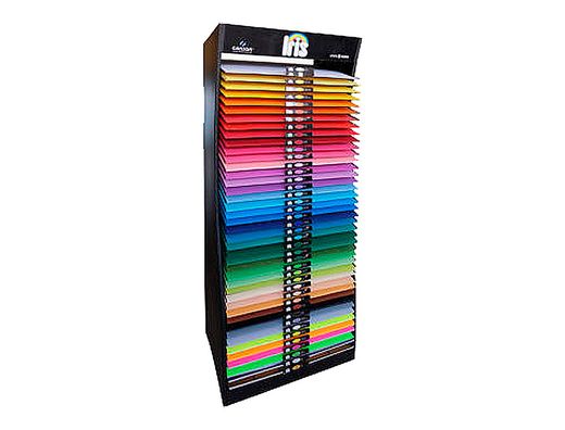CANSON Expositor vacío metálico Iris 42 bandejas cartulina tamaño 50X65 400080321