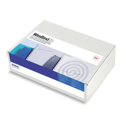 Canutillo GBC WIRE paso US 14MM (Caja 100), blanco