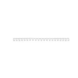 Canutillo GBC WIRE paso US 14MM (Caja 100), blanco
