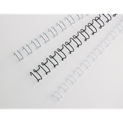 Canutillo GBC WIRE paso US 14MM (Caja 100), blanco