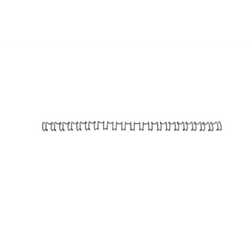 Canutillo GBC WIRE paso US 14MM (Caja 100), negro