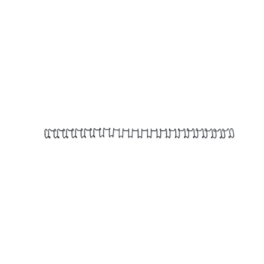 Canutillo GBC WIRE paso US 14MM (Caja 100), negro