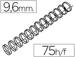 Canutillos GBC Wire 9,5 mm negro (100 unidades)
