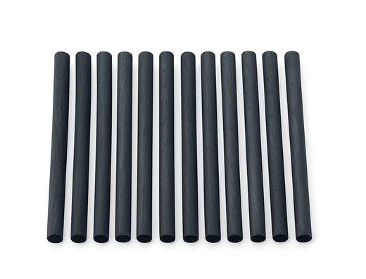 Carboncillo redondo para dibujo liderpapel caja de 12 unidades diametros surtidos