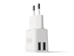 Cargador de pared groovy 2 usb color blanco