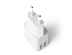 Cargador de pared groovy 2 usb color blanco