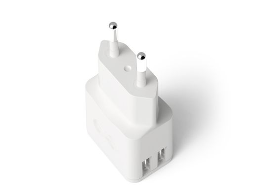 Cargador de pared groovy 2 usb color blanco